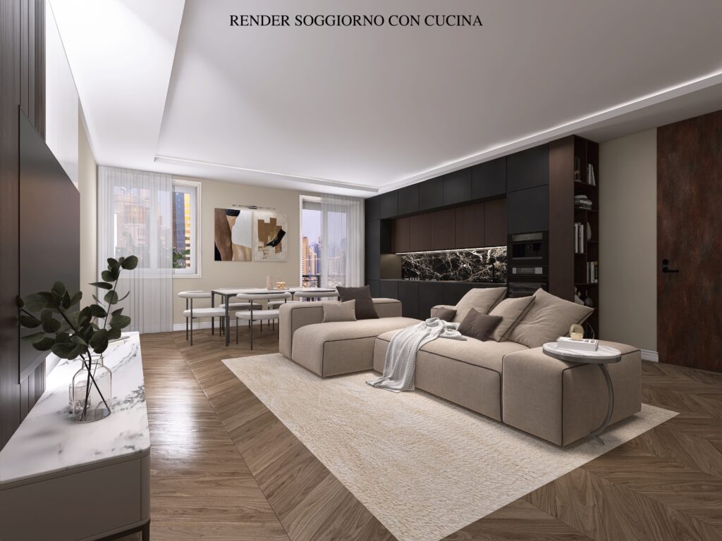 4 LOCALI PIANO ALTO CON BALCONATA